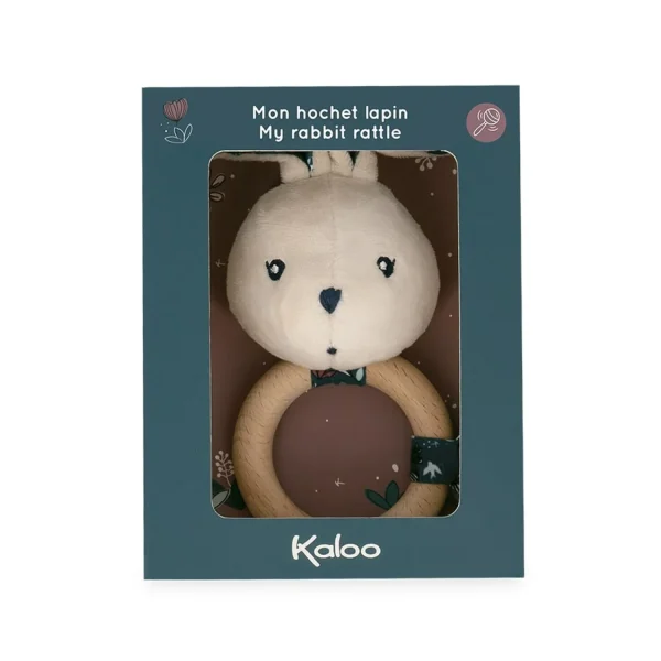 Kaloo Bunny Rattle Nature Clearance