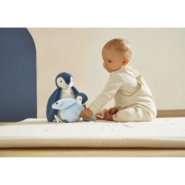 Kaloo Cuddle Plushies Penguin Blue Outlet