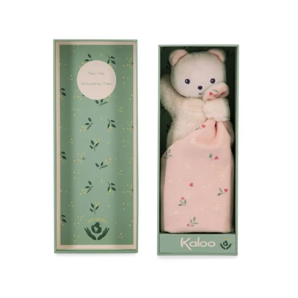 Kaloo Doudou Bear Carre Douceur Leaves Of Love Best