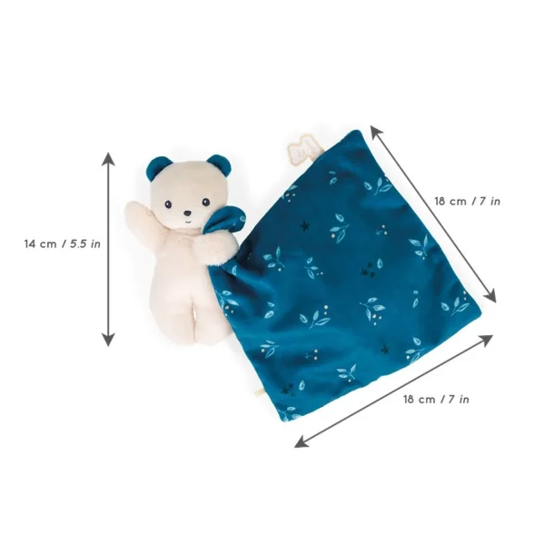 Kaloo Doudou Bear Carre Douceur Night-Owl Fashion