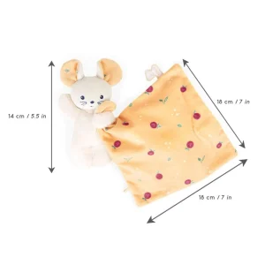 Kaloo Doudou Mouse Carre Douceur Season Fruits Clearance