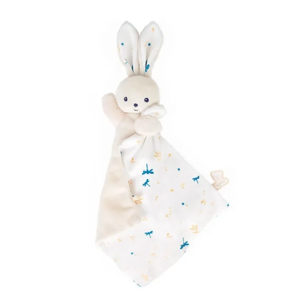 Kaloo Doudou Rabbit Carre Douceur White Delicate Flash Sale