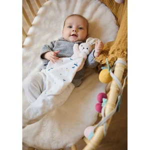 Kaloo Doudou Rabbit Carre Douceur White Delicate Flash Sale