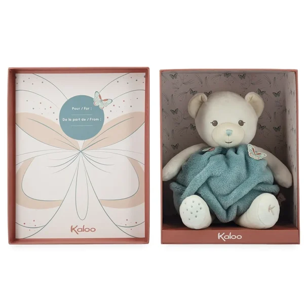 Kaloo Green Teddy Bear Bubble Of Love - 30 Cm (11.8 In) New