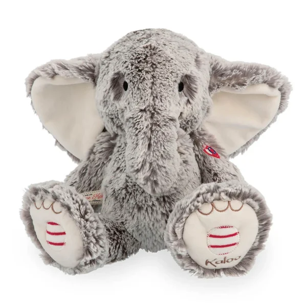 Kaloo Grey Prestige Musical Stuffed Elephant Noa Best