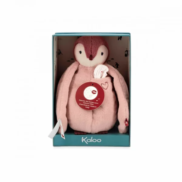 Kaloo Kissing Plush Penguin Pink Discount