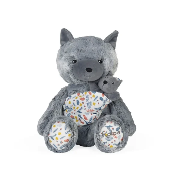 Kaloo Mummy Wolf Plush - Louise - 35 Cm (13.8 In) Flash Sale