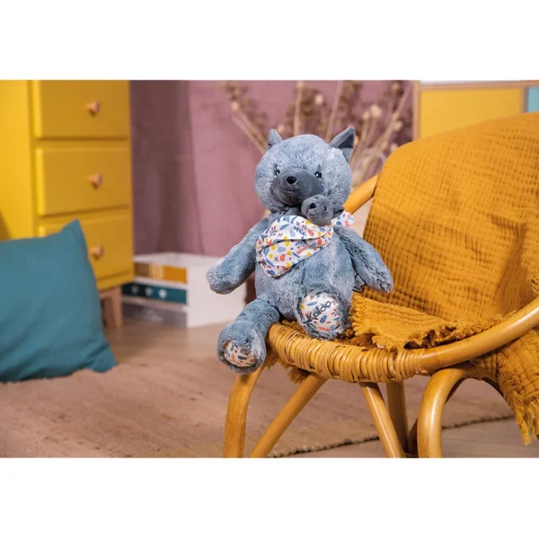 Kaloo Mummy Wolf Plush - Louise - 35 Cm (13.8 In) Flash Sale