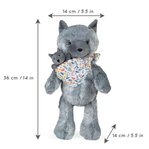 Kaloo Mummy Wolf Plush - Louise - 35 Cm (13.8 In) Flash Sale