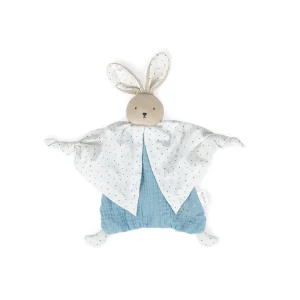 Kaloo Organic Cotton Blue Doudou Rabbit Hot
