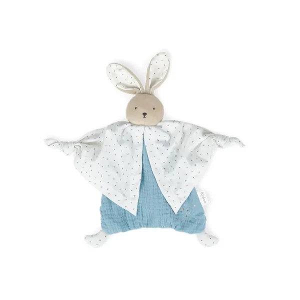 Kaloo Organic Cotton Blue Doudou Rabbit Hot