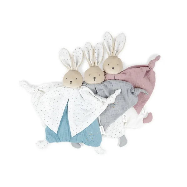 Kaloo Organic Cotton Blue Doudou Rabbit Hot