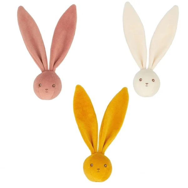Kaloo Rabbit Rattle Ball Ochre Store